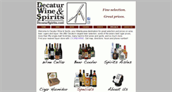 Desktop Screenshot of decaturspirits.com